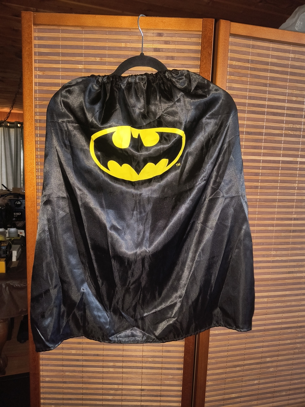 DC Black and Yellow Batman Kids Cape - Licensed Superhero